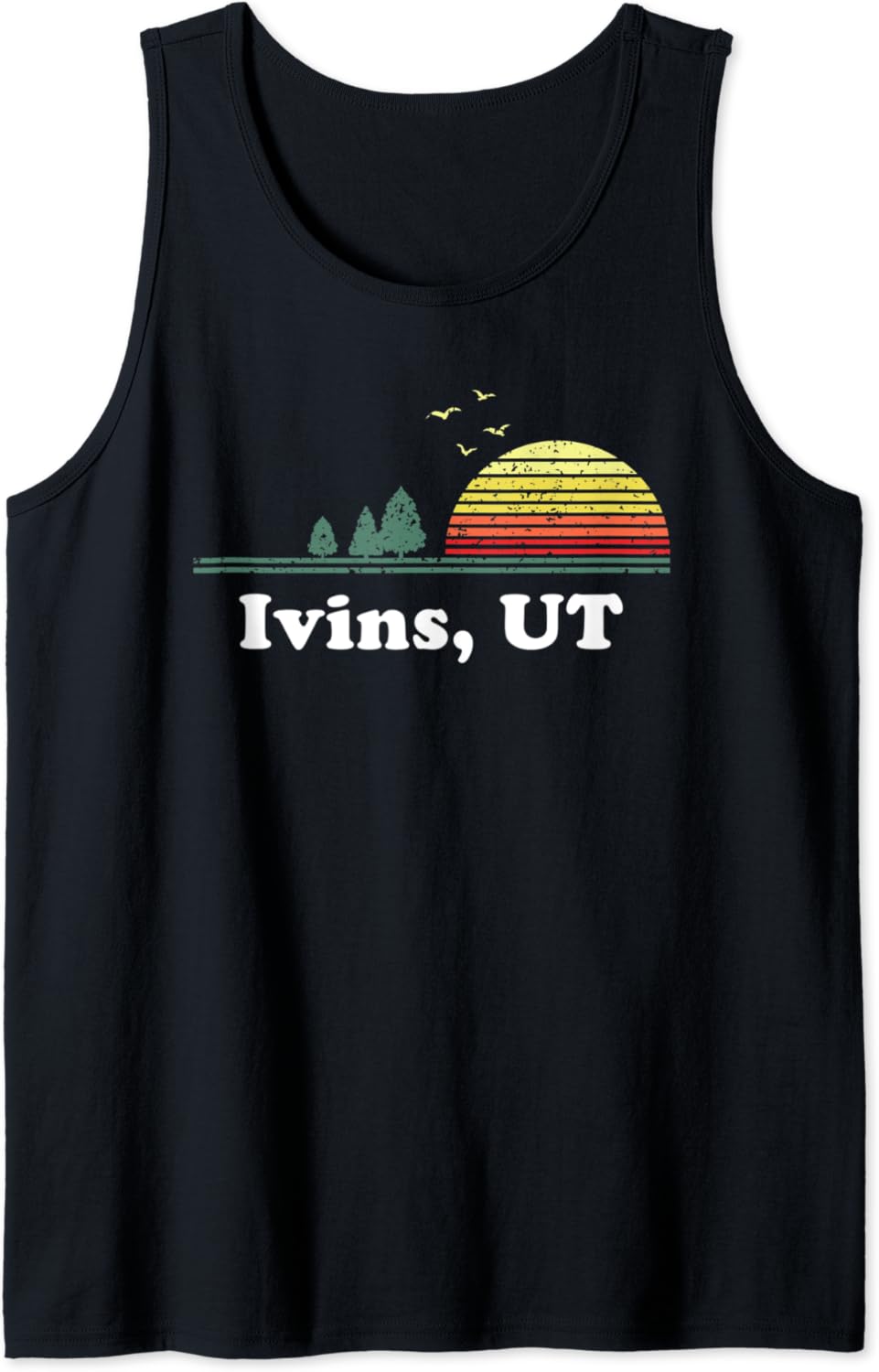 Vintage Ivins, Utah Home Souvenir Print Tank Top Clothing